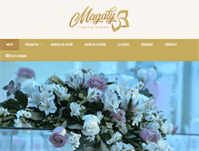 Tablet Screenshot of floreriamagaly.com